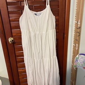 2X lined old navy flowy cotton dress with pockets!!